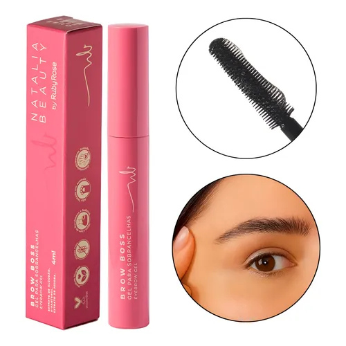 Gel Sobrancelhas Incolor Brow Boss Natalia Beauty Ruby Rose