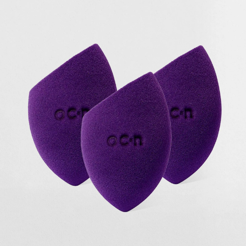 Kit 3 esponjas de maquiagem flat blend - Oceane