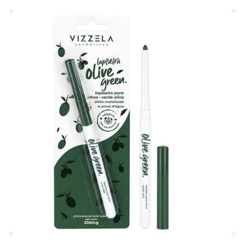 Lapiseira Para Olhos Verde Olive Green - Vizzela
