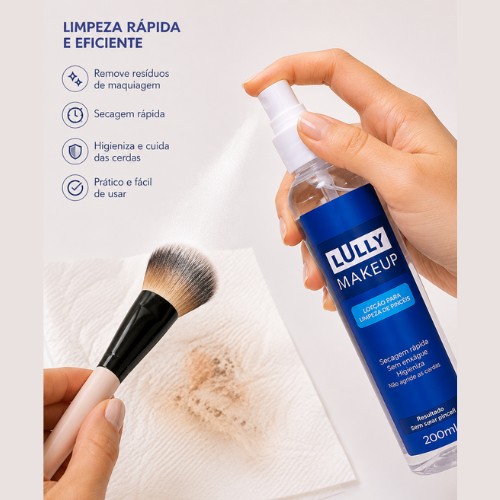 Higienizador de Pincéis Lully Makeup