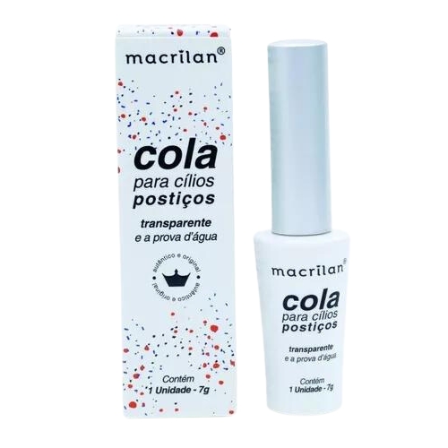 cola para cílios postiços - macrilan