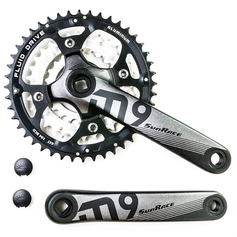 Pedivela Sunrace SR M914 9V 44/32/22D 175mm - Cicles Jaime