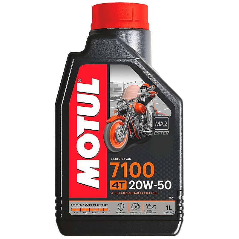 Óleo Motul 7100 4T 20W50 1L (100% Sintético) - Twin 13 Acessórios