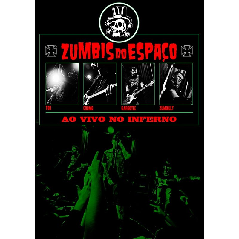 DVD Zumbis do Espaço, Ao Vivo no Inferno - PUNKSHOP
