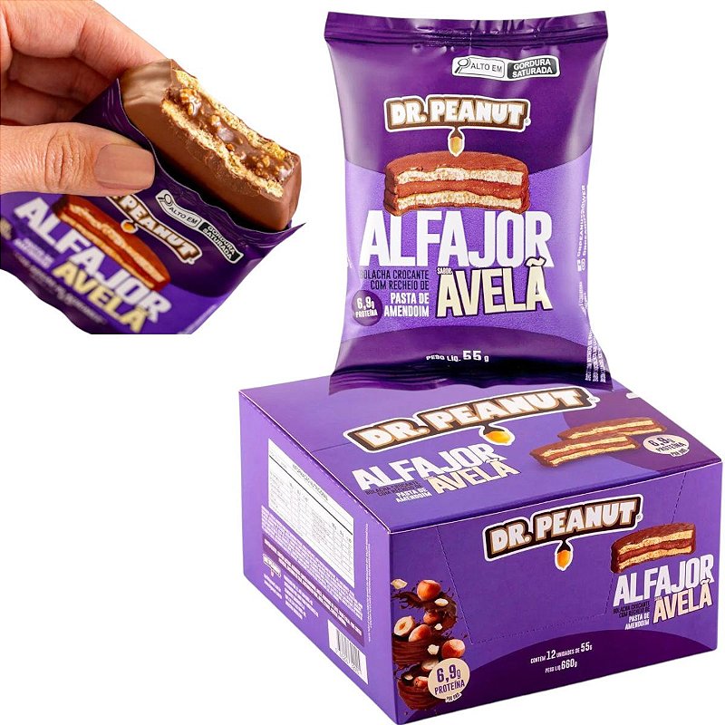 Alfajor - Dr. Peanut - Chocolate Branco - 55g