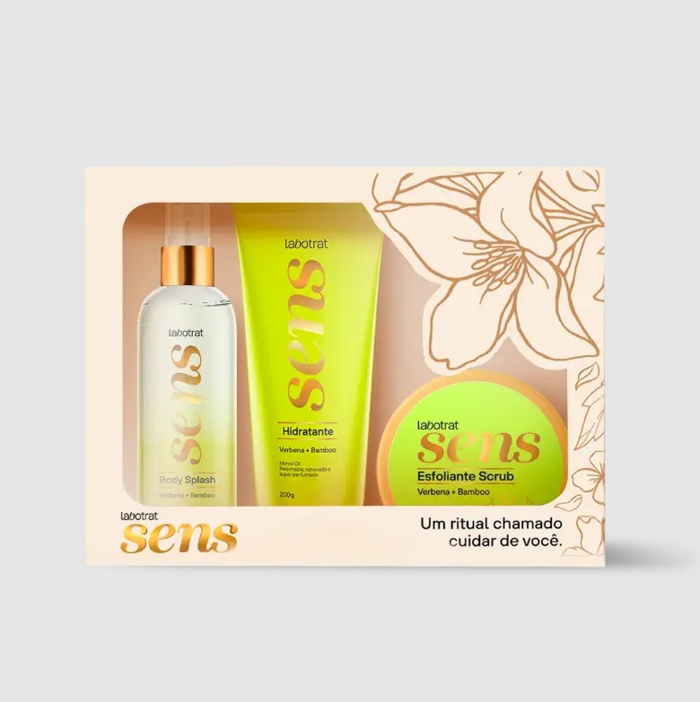 Kit Sens 3 Itens Verbena E Bamboo Labotrat - Natunutra