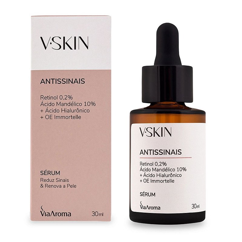 Sérum Antissinais V.Skin 30ml Via Aroma - Casarin Home