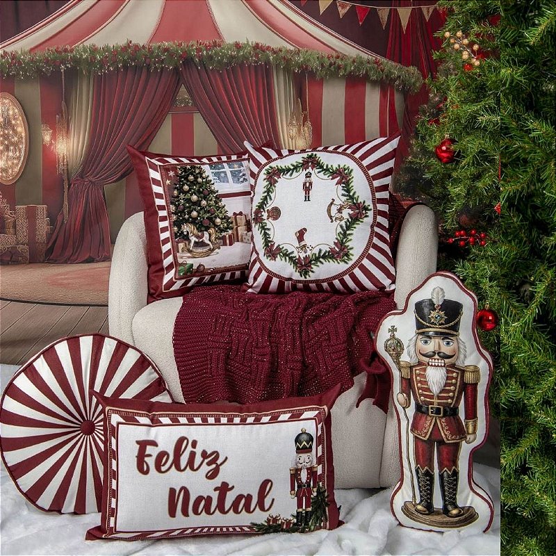 Almofadas de Natal Circo de Noel