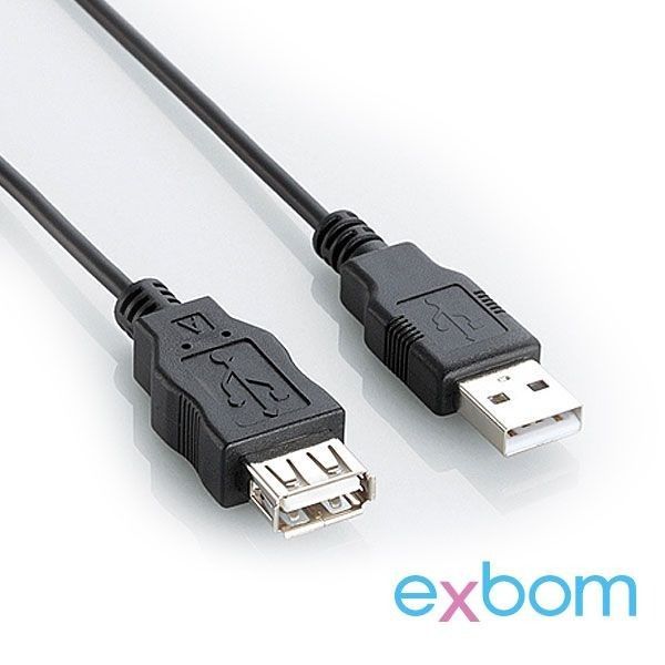 CABO EXTENSOR USB 2 METROS COM FILTRO - Mgb brasil