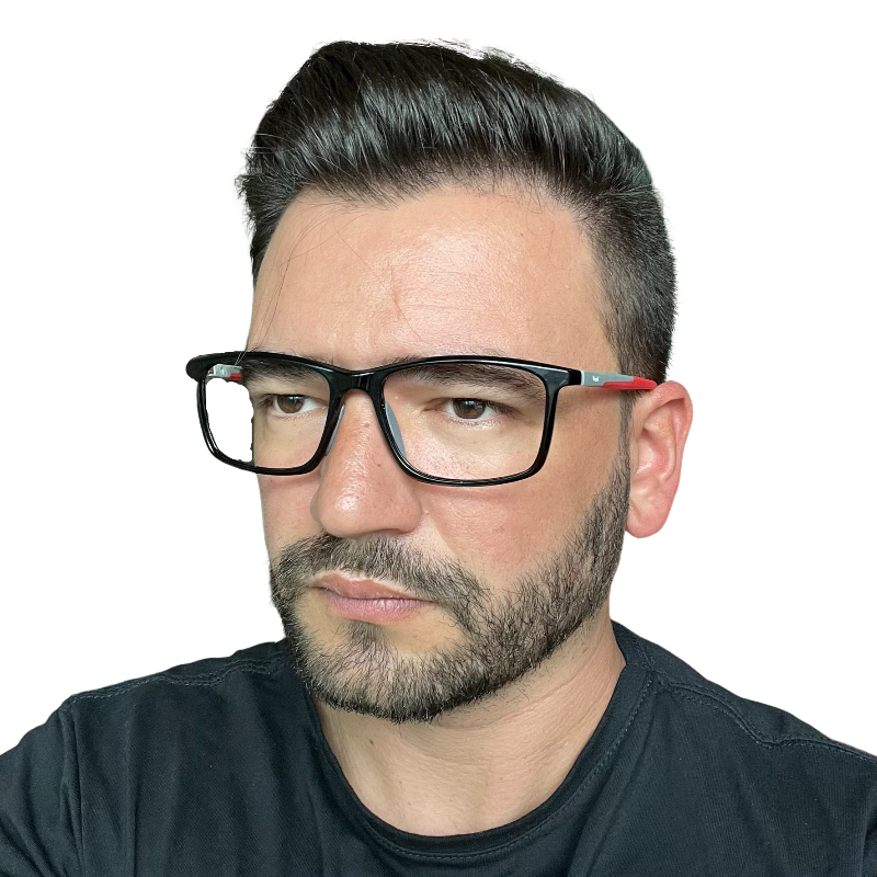 Armação Masculino Discreta Acetato