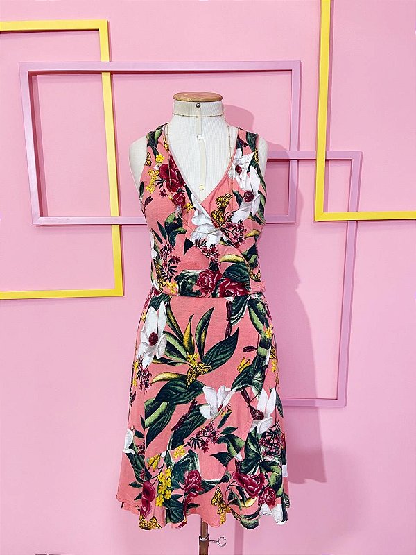 vestido floral gg