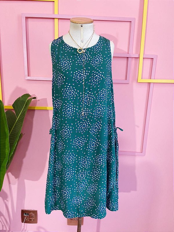 vestido longo estampado tamanho gg