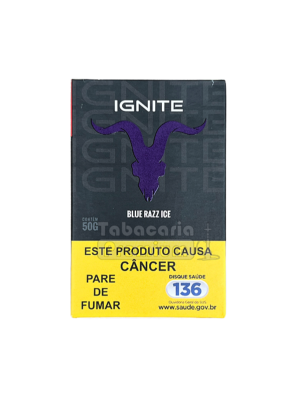 Essência Ignite - Blue Razz Ice 50g - Tabacaria Premium
