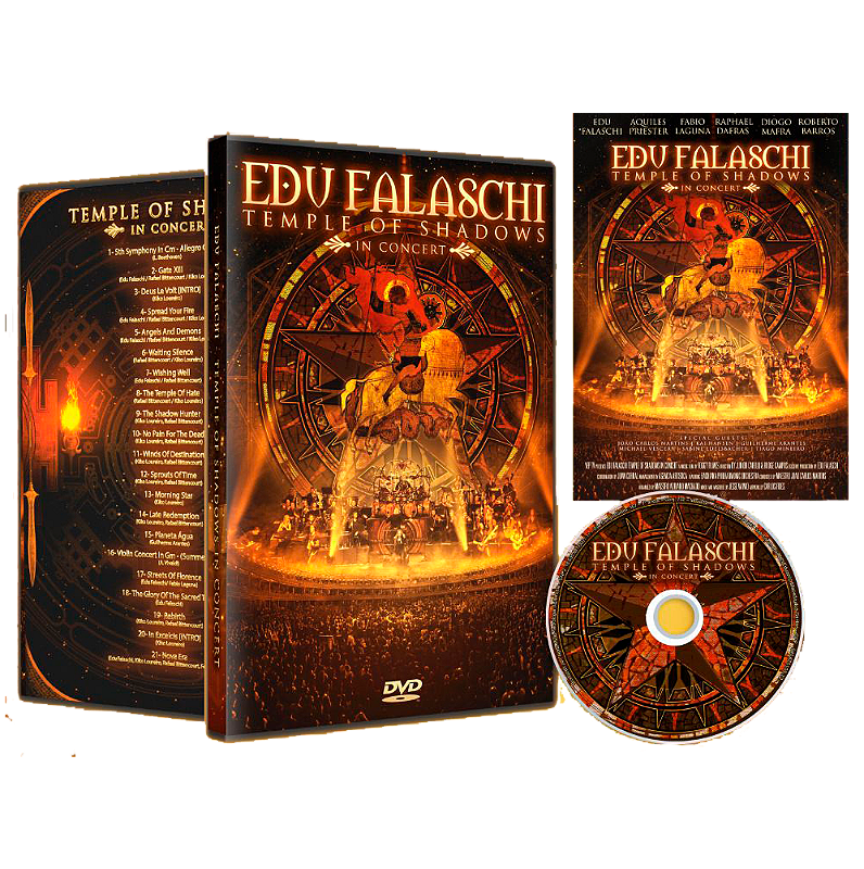 Edu Falaschi Temple of Shadows 特典セット サイン DVD - Edu Falaschi - Temple Of Shadows In Concert - 4Fan Merchandising