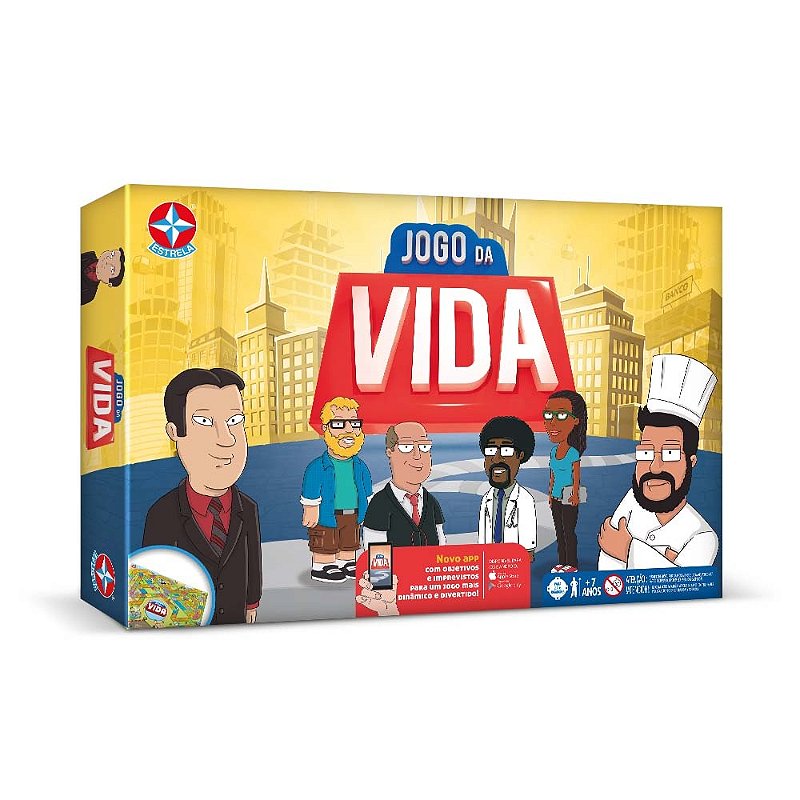 Jogo Da Vida Com Aplicativo - Estrela