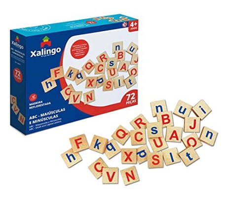 26 letras maiúsculas de plástico abc alfabeto a z pré-escolar letras  sensoriais motor atividade básica palavra ortografia contagem brinquedos -  AliExpress
