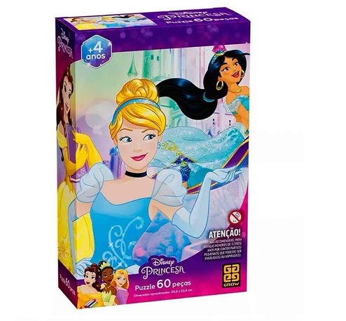 Quebra-cabeça Puzzle 100 peças Princesas