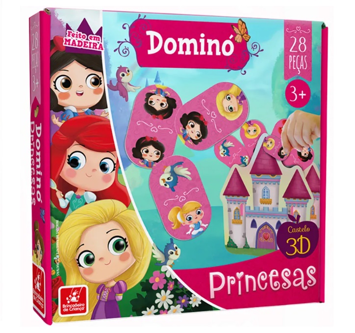 Jogo Dominó Princesas - Brincadeira De Criança