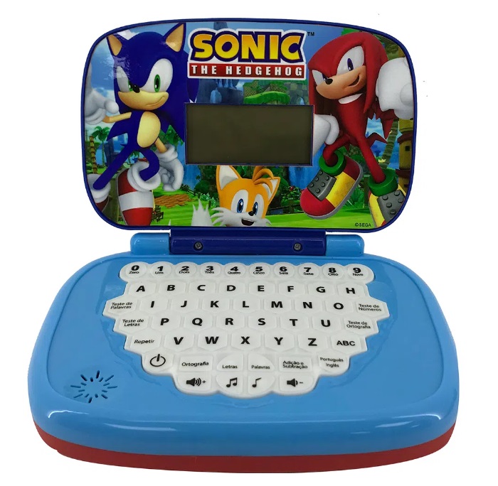 Boneco Bloco Montar Turma do Sonic Kit 7 Personagens