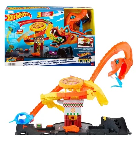 Hot Wheels City Pista Ataque da Cobra HTN81 Mattel