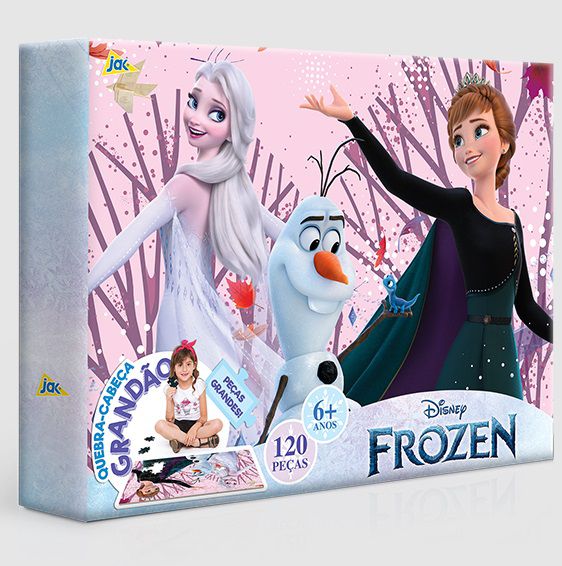 Quebra Cabeça Frozen 120, 80, 48