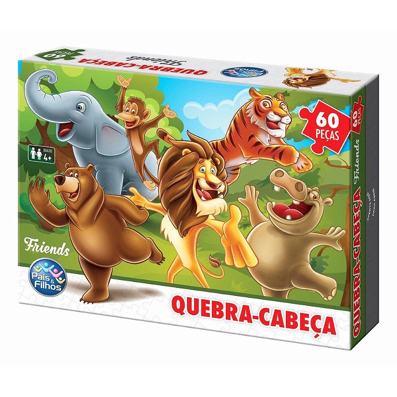 QUEBRA CABECA FRIENDS PREMIUM 60PCS 2971.1, Livraria e Papelaria Piauiense