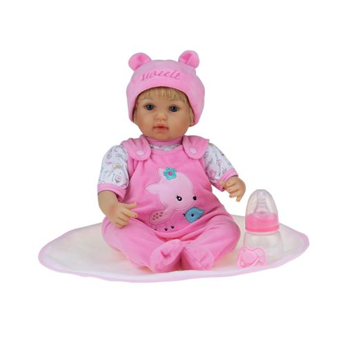 Boneca Bebê Reborn Kikita Doll DLP-01 - Fênix Brinquedos