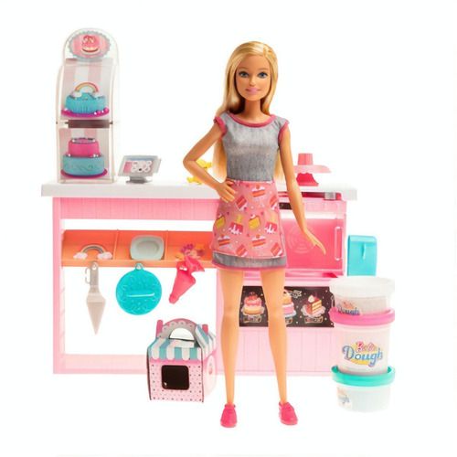 Boneca Barbie Cozinha Chef Dos Bolinhos Doces Mattel Gfp59 em Promoção na  Americanas