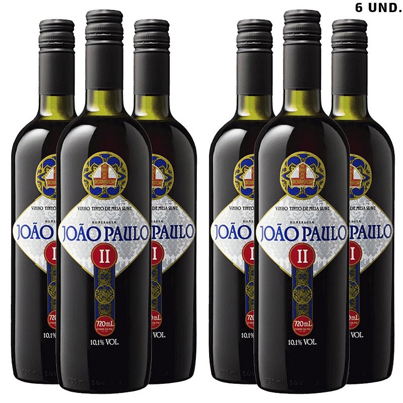Vinho Canônico Tinto Suave João Paulo II - 750 mL - Vinícola La Dorni