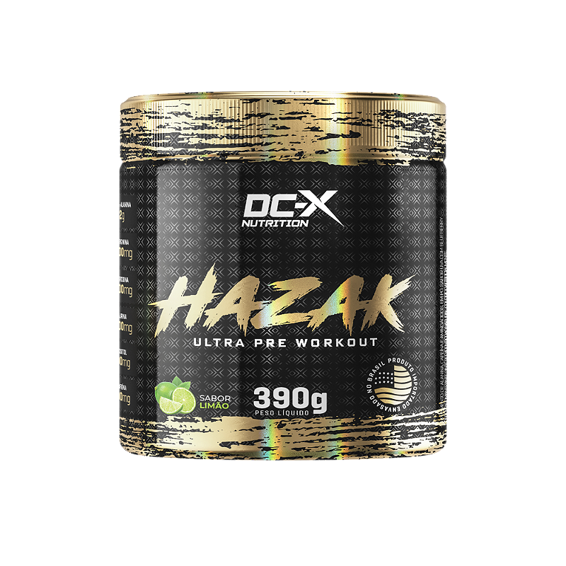 Hazak Pré Workout (390g) - DCX NUTRITION - DCX Nutrition