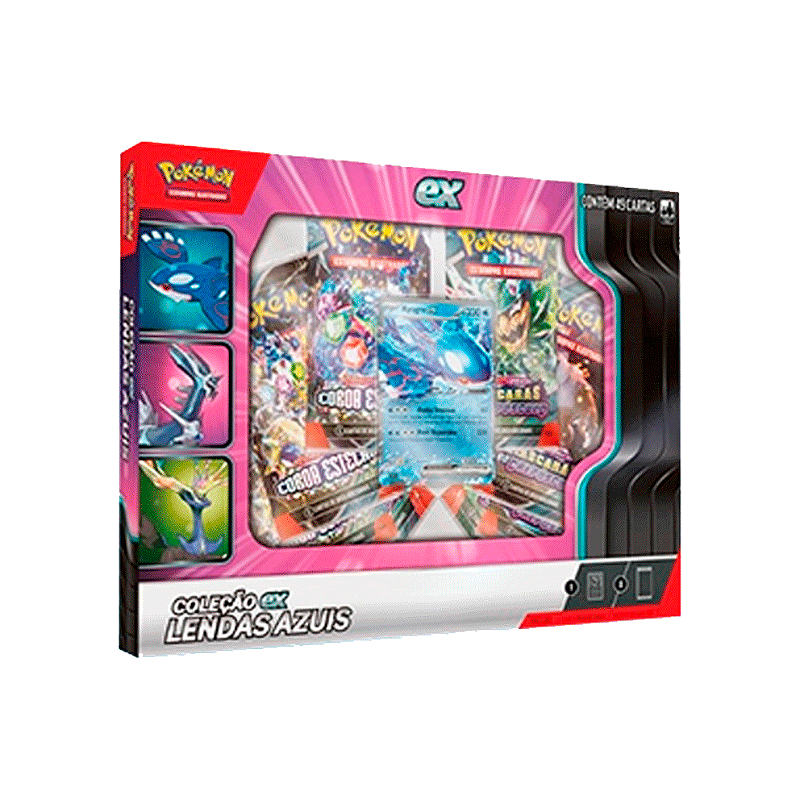 Lendas Azuis - Kyogre ex - Box Coleção - Pokémon - Omniverse