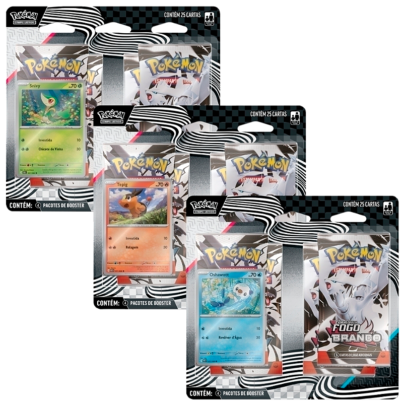 Raio Preto e Fogo Branco - Blister Quádruplo - EV10.5 - Pokémon - Omniverse