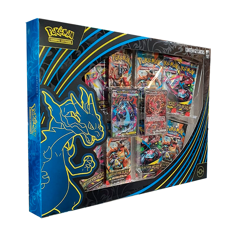 Mega Charizard X Ex - Box Coleção - Pokémon - Omniverse