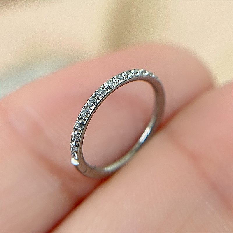 PIERCING CONCH/CARTILAGEM TITÂNIO SEGMENTO ARTICULADO 10MM SEMIJOIA PARA PERFURAÇÃO⭐️