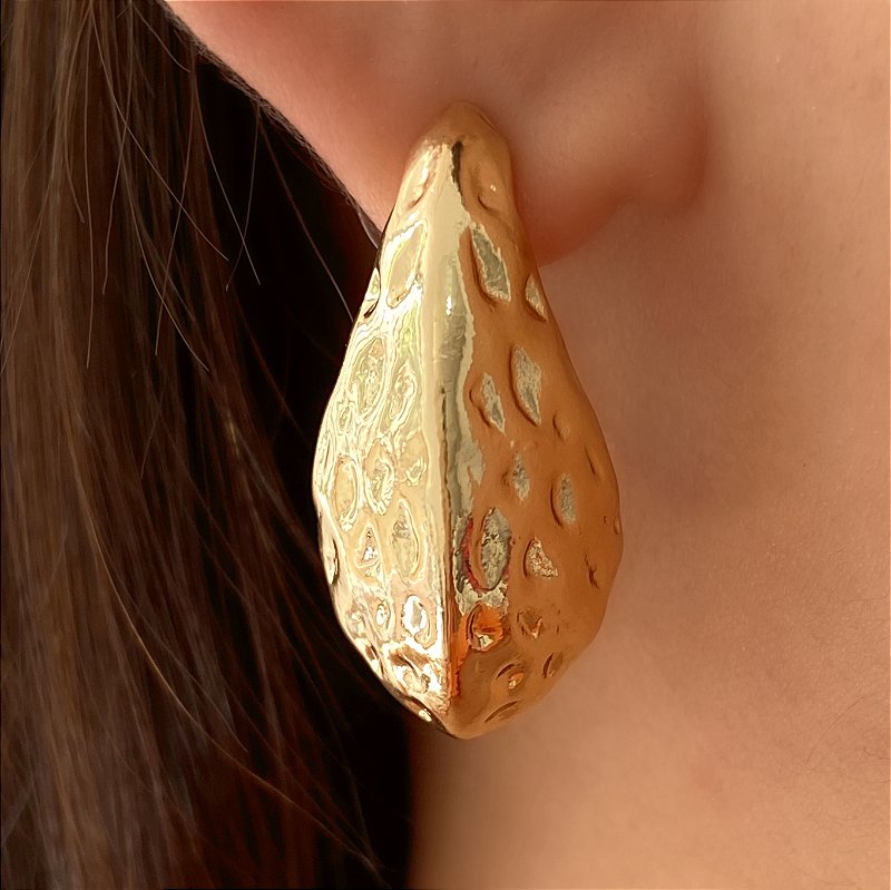 BRINCO GOTA TEXTURIZADO G BIJU