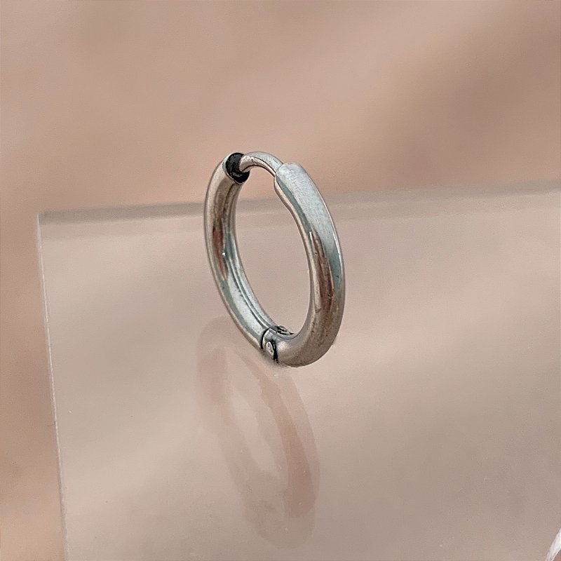 PIERCING CONCH / CARTILAGEM ARGOLINHA LISA 10MM AÇO 316L SEMIJOIA PARA ATUALIZAÇÃO⭐️