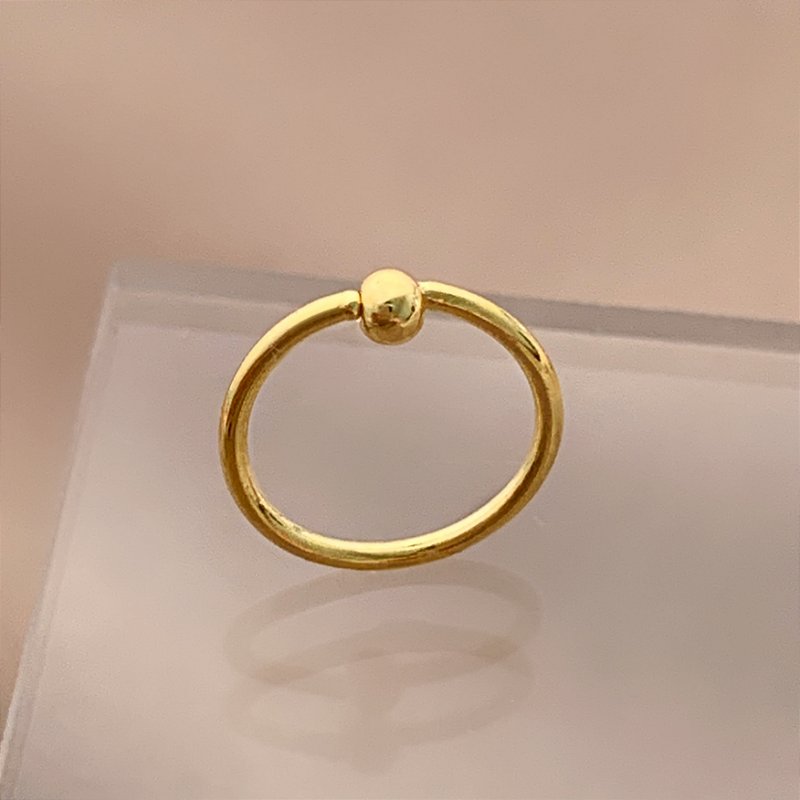 PIERCING ARGOLINHA CAPTIVE 8MM HASTE AÇO 316L FOLHEADO A OURO 18K SEMIJOIA PARA ATUALIZAÇÃO⭐️
