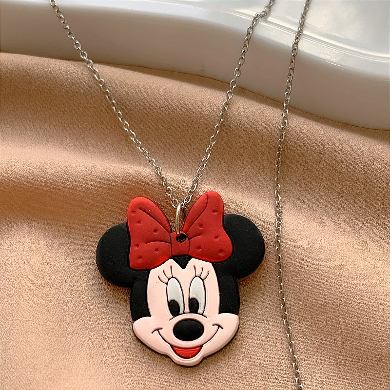 COLAR INFANTIL MINNIE AÇO 316L⭐️
