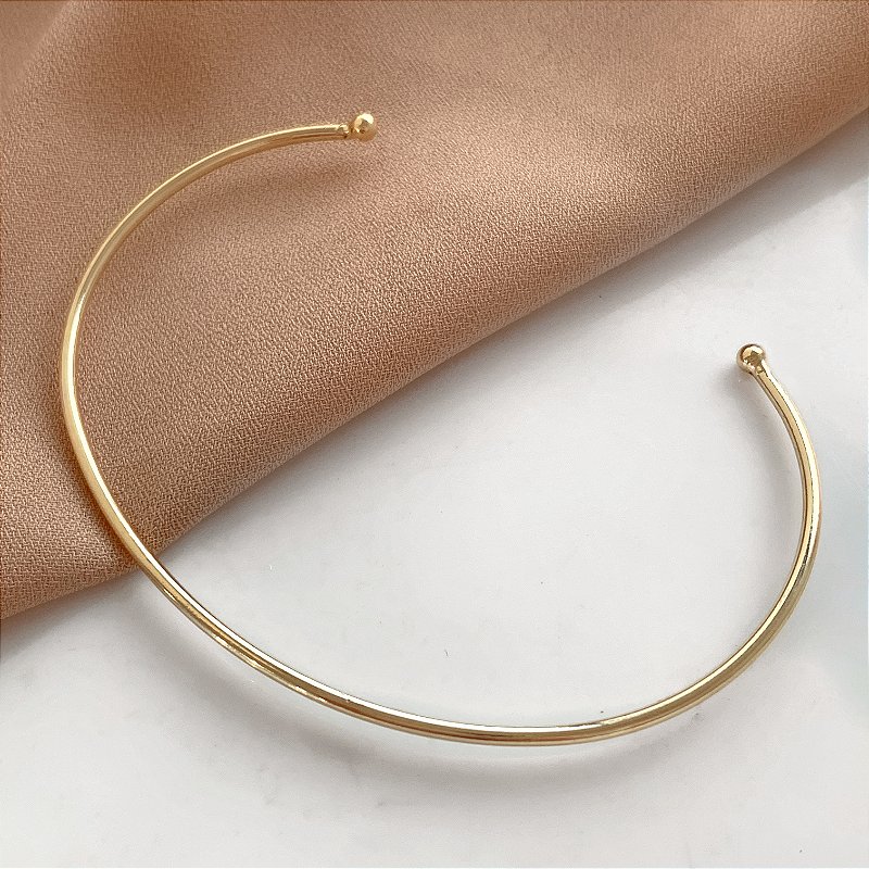 PULSEIRA FIO LISO FOLHEADO A OURO 18K⭐️