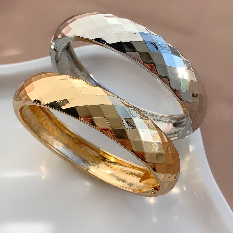 PULSEIRA BRACELETE TEXTURIZADA BIJU