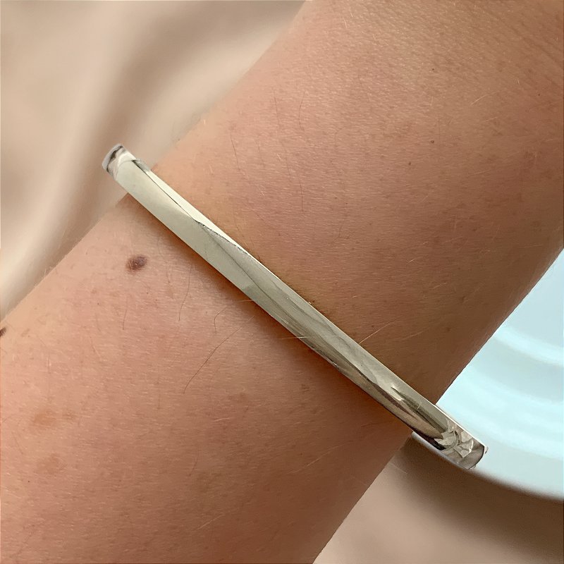 PULSEIRA / BRACELETE FIO LISO FINO AÇO 316L⭐️