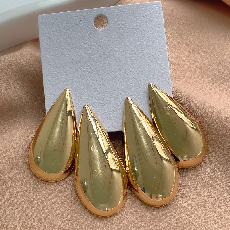 BRINCO KIT GOTAS CLÁSSICAS ALONGADAS BIJU