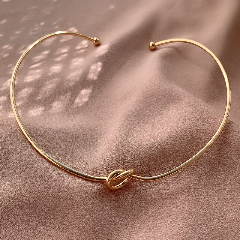 COLAR CHOKER ARO NÓ BIJU