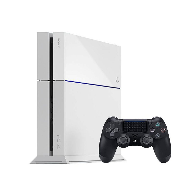 Console PlayStation 4 500GB Branco - Sony - MeuGameUsado