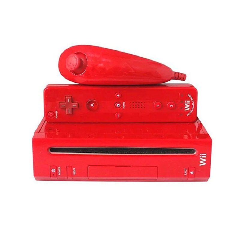 Console Nintendo Wii Vermelho - Nintendo - MeuGameUsado