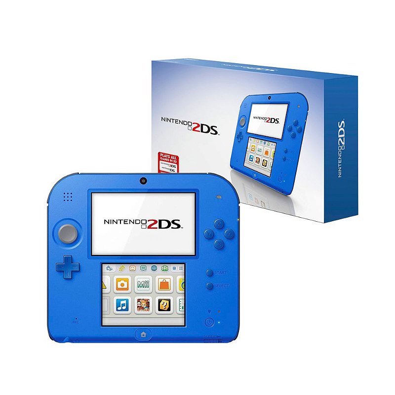 ニンテンドー2DS Nintendo 3DS 2DS Standard cor azul y preto | MercadoLivre