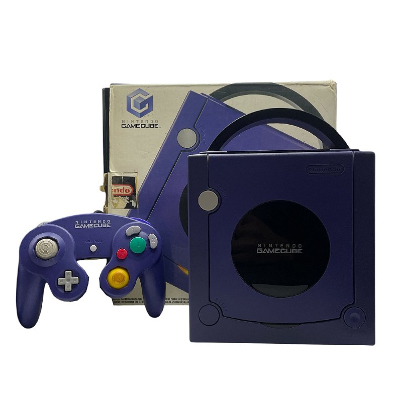 Console Nintendo GameCube Roxo - Nintendo - MeuGameUsado