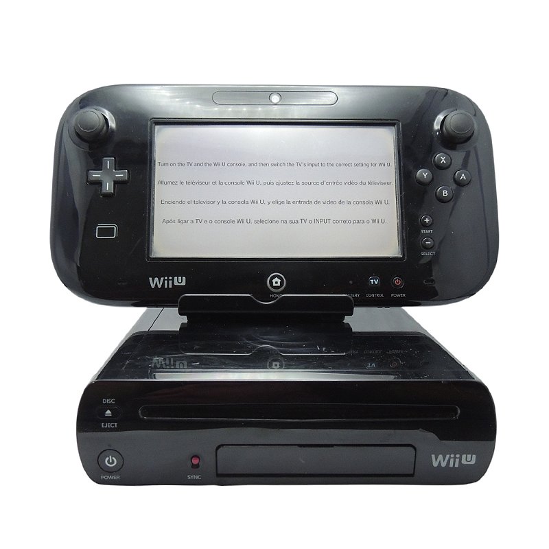 Console Nintendo Wii U Deluxe Set 32GB Preto - Nintendo - MeuGameUsado