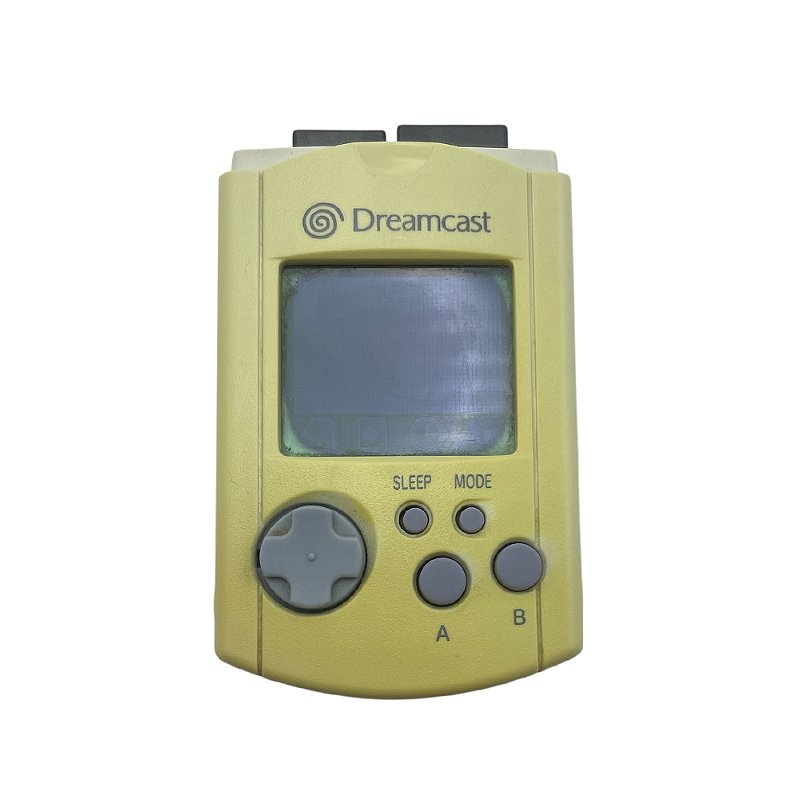Visual Memory Unit (VMU) Branco - Dreamcast - MeuGameUsado