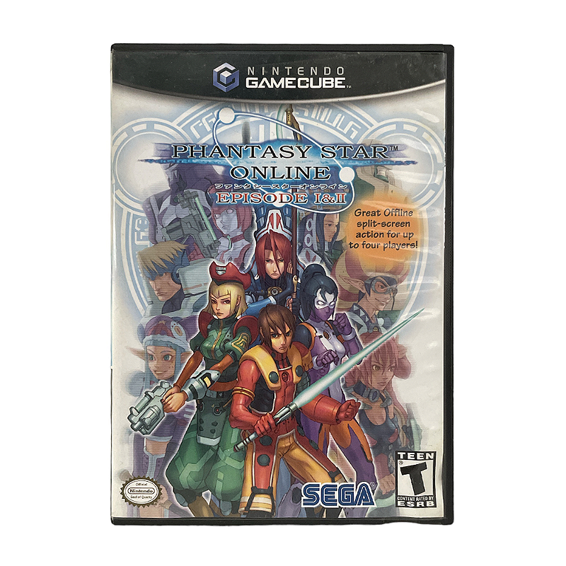 Jogo Phantasy Star Online Episode I & II GameCube MeuGameUsado
